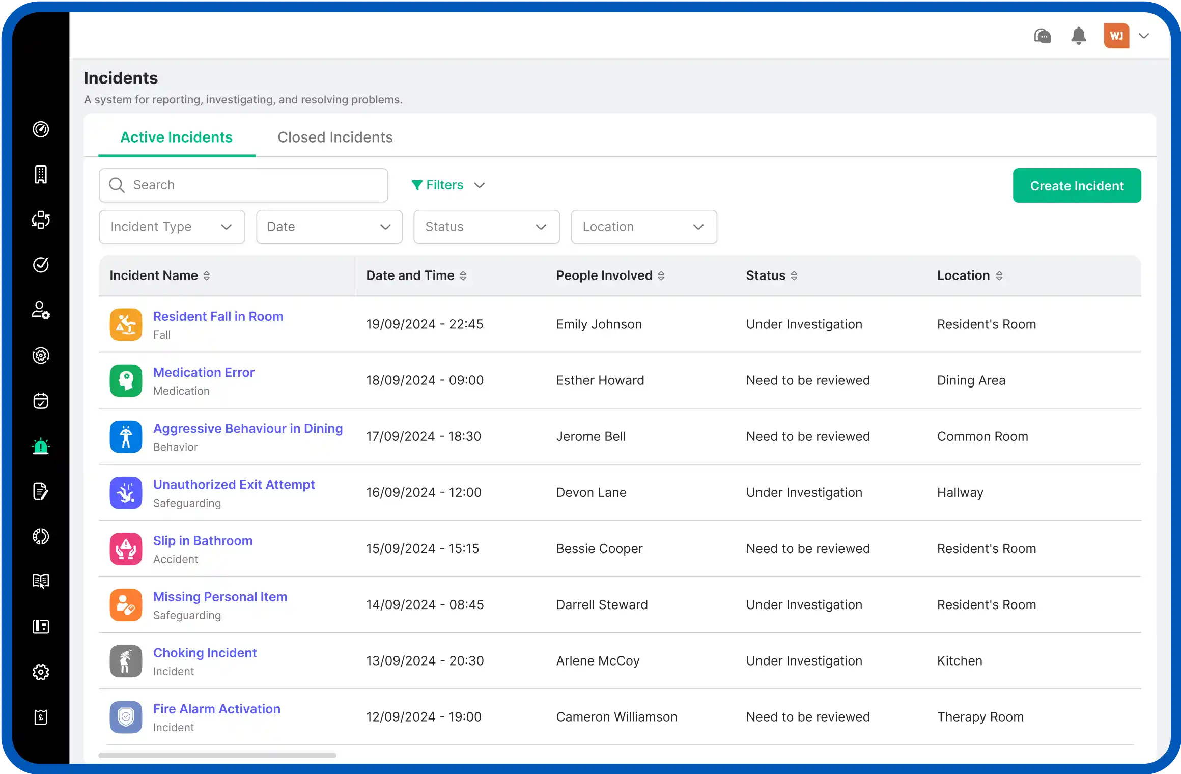 Incidents Management