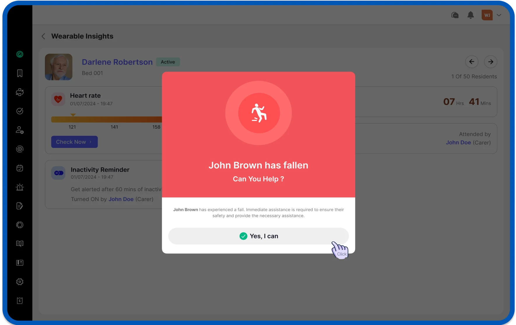 Real-Time Fall Detection